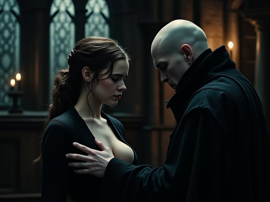 DEuiHyE3 Hermione and Voldemort [Emma Watson AI Hermione Granger] 03.jpg